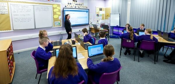 Children in a lesson