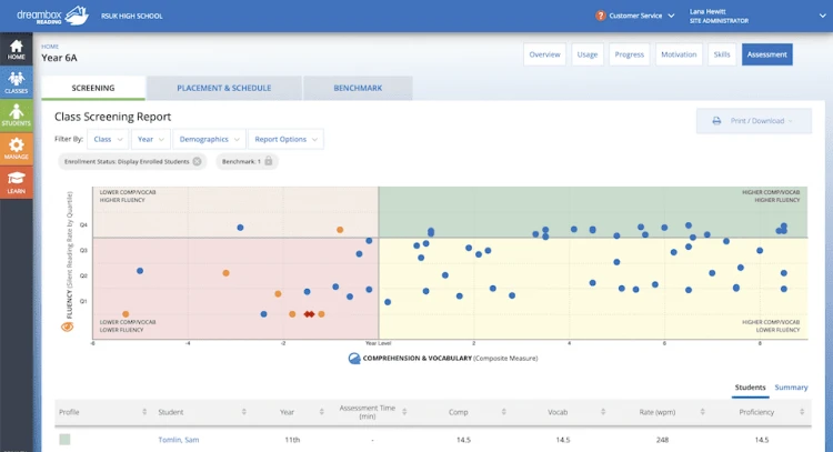 Assessment Screengrab