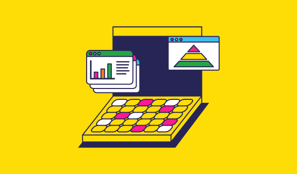 Graph yellow background