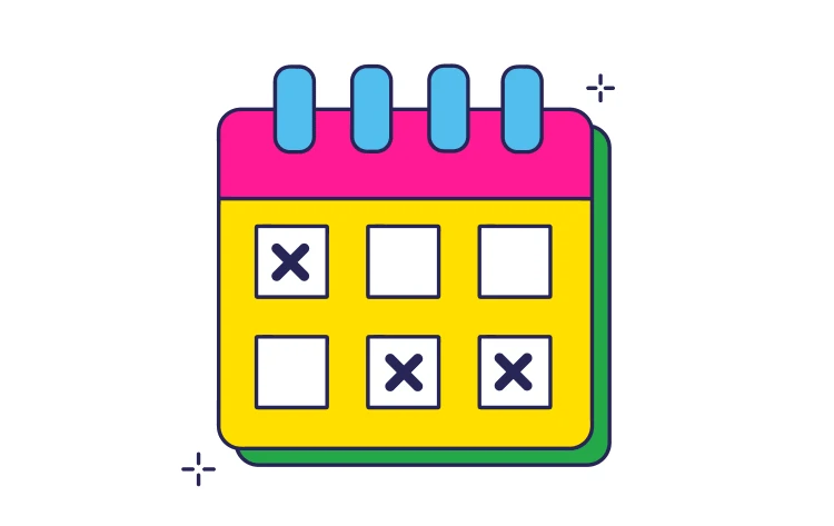 Calendar infographic