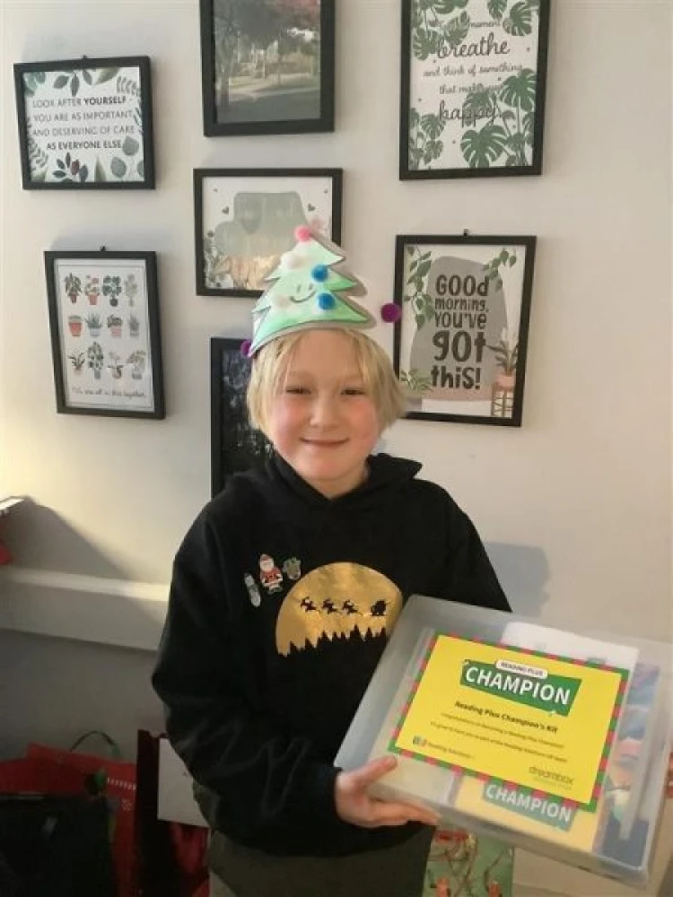 Charlie Reading Plus Champion