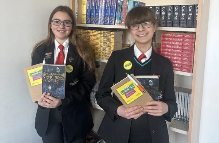 Georgia and Ellie Reading Plus Champion