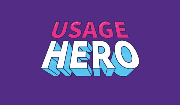 Usage hero